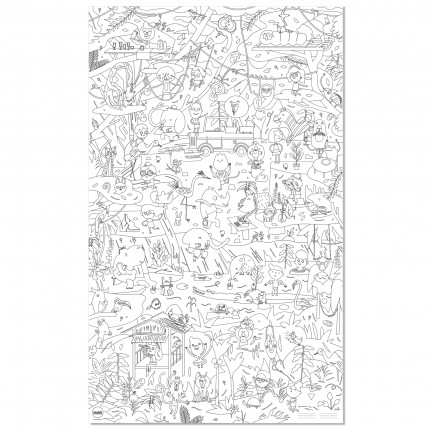 Turbo large coloring pages - Image 2